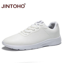 Load image into Gallery viewer, JINTOHO Big Size Men Casual Leather Shoes Fashion Men Sneakers Men Brand Shoes Black Male Leather Shoes Cheap Male Casual Shoes