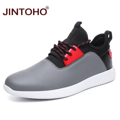 JINTOHO 2019 New Men Sneakers Men Fashion Shoes Brand Men Casual Shoes Cheap Male Leather Shoes Male Comfortable Shoe
