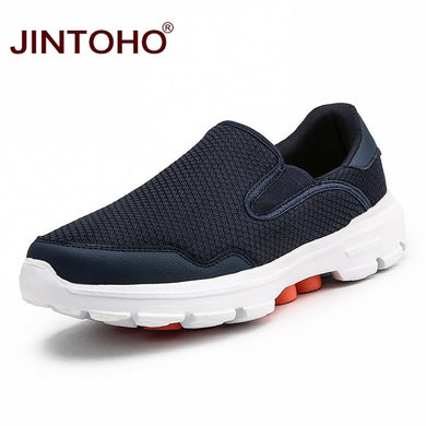 JINTOHO Big Size Summer Men Casual Shoes Slip On Men Loafers Breathable Men Sneakers Casual Male Shoes Brand Male Sneakers