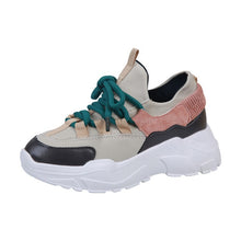 Load image into Gallery viewer, ASUMER 2019 new shoes woman round toe lace up sneakers women casual flat platform ladies shoes comfortable flats women