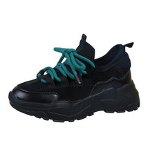 Load image into Gallery viewer, ASUMER 2019 new shoes woman round toe lace up sneakers women casual flat platform ladies shoes comfortable flats women