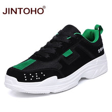 Load image into Gallery viewer, JINTOHO Fashion Brand Men Shoes Breathable Platform Shoes Height Increasing Shoes For Men Black Men Sneakers Male Shoes