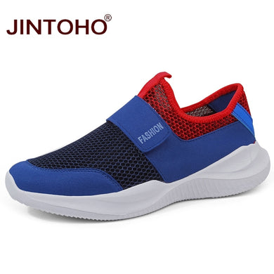 JINTOHO Summer Breathable Men Shoes Casual Sneakers For Men Cheap Male Shoes Brand Men Fashion Shoes 2019 Men Footwear