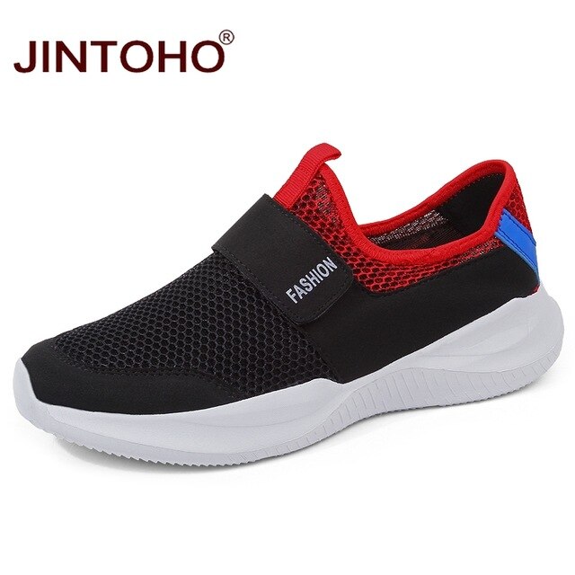 JINTOHO Summer Breathable Men Shoes Casual Sneakers For Men Cheap Male Shoes Brand Men Fashion Shoes 2019 Men Footwear